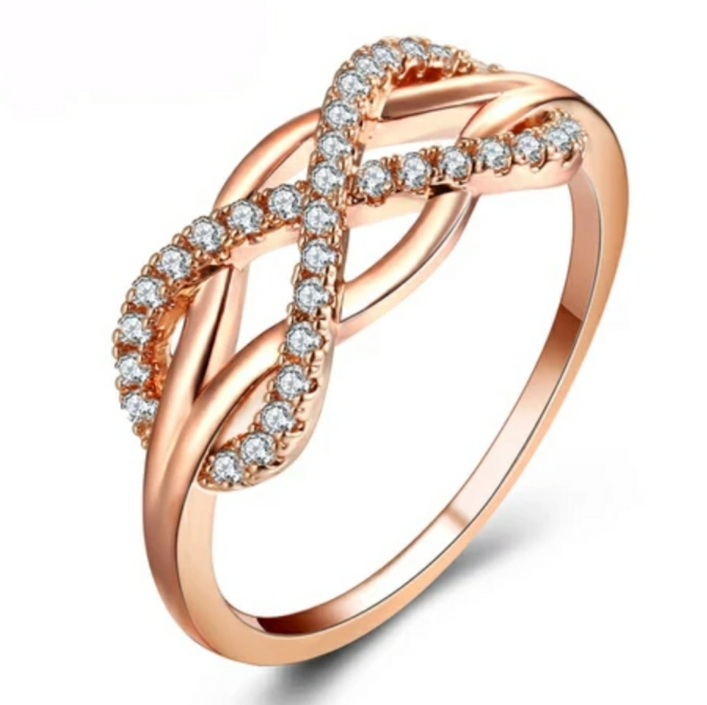 New Rose Gold Infinity Ring - Picture 3 of 3